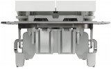 Выключатель для жалюзи (самозажимные клеммы) Asfora белый БЕЗ РАМКИ, Schneider Electric изображение 8