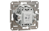 Переключатель одноклавишный с подсветкой (самозажимные клеммы) Asfora белый БЕЗ РАМКИ, Schneider Electric изображение 3