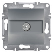 Розетка TV оконечная (1 dB) Asfora сталь, Schneider Electric мини-фото