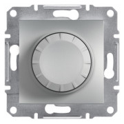 Светорегулятор поворотный 40-600Вт с подсветкой Asfora алюминий, Schneider Electric мини-фото