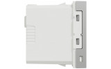 Розетка USB 2.4А (12Вт) тип A+C (1 модуль) Unica New алюминий, Schneider Electric изображение 7