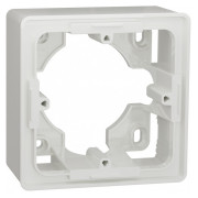 Коробка для открытой установки 1-постовая Unica Studio белая, Schneider Electric мини-фото