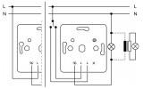 Светорегулятор поворотный 40-600Вт Asfora алюминий, Schneider Electric изображение 3 (схема)