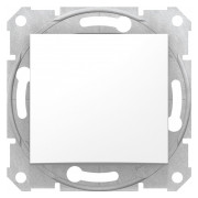 Выключатель 1-клавишный кнопочный Sedna белый, Schneider Electric мини-фото