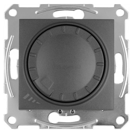 Светорегулятор универсальный поворотно-нажимной 4-400Вт Sedna графит, Schneider Electric (SDN2201270) фото
