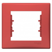 Рамка 1-постовая Sedna красная, Schneider Electric мини-фото