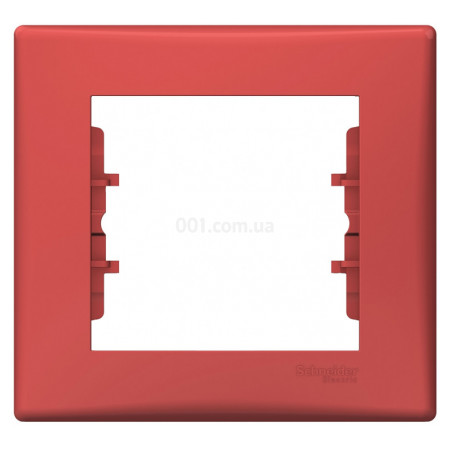 Рамка 1-постовая Sedna красная, Schneider Electric (SDN5800141) фото