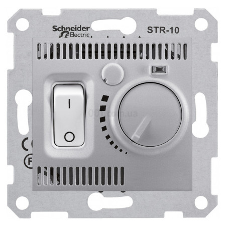 Комнатный термостат Sedna алюминий, Schneider Electric (SDN6000160) фото