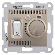 Кімнатний термостат Sedna титан, Schneider Electric міні-фото