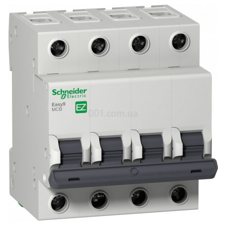 Автоматичний вимикач Easy9 4P 6А тип В, Schneider Electric (EZ9F14406) фото