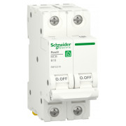 Автоматичний вимикач RESI9 6kА 2P 16 А В, Schneider Electric міні-фото