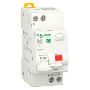 Диференційний автоматичний вимикач RESI9 6кА 1P+N 16A хар-ка C 30мА тип АC, Schneider Electric міні-фото