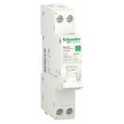 Диференційний автоматичний вимикач RESI9 6кА 1M 1P+N 32A хар-ка C 30мА тип АC, Schneider Electric міні-фото