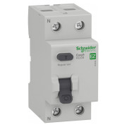 Диференційний вимикач (ПЗВ) Easy9 2Р 25А 10мА тип АС, Schneider Electric міні-фото