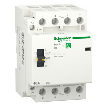 Контактор RESI9 3P+N 40A 4НО 230В, Schneider Electric (R9C20440) фото