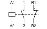 Контактор модульний iCT 16A 1НВ+1НЗ 230/240В, Schneider Electric зображення 3 (схема)