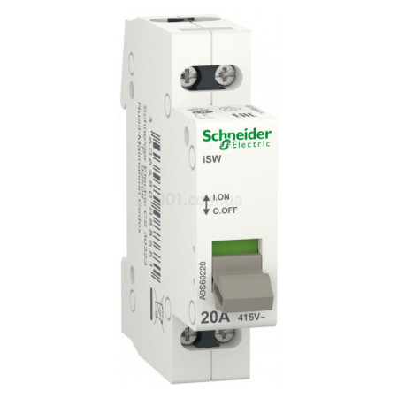 Вимикач навантаження iSW 2P 20A, Schneider Electric (A9S60220) фото