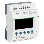 Программируемое реле (ПЛК) Zelio Logic 6 вх./4 вых. 24В DC дисплей+часы, Schneider Electric мини-фото