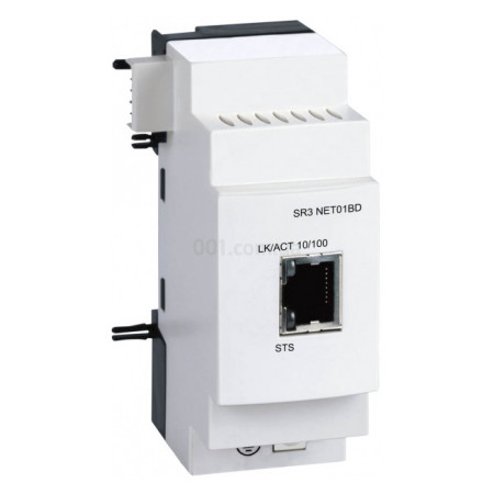 Коммуникационный модуль Ethernet для ПЛК Zelio Logic SR3B...BD, Schneider Electric (SR3NET01BD) фото