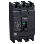 Автоматичний вимикач EasyPact EZC100N 3P 15кА 80А, Schneider Electric міні-фото