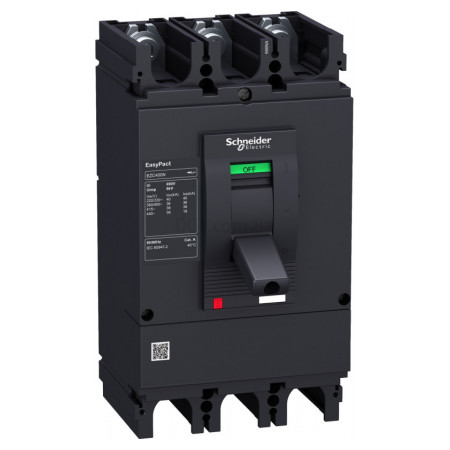 Автоматичний вимикач EasyPact EZC400N 3P3D 36кА 320А, Schneider Electric (EZC400N3320N) фото