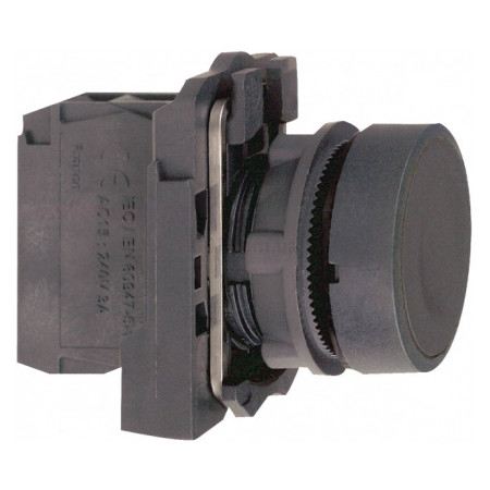 Кнопка без фіксації 1НВ чорна XB5, Schneider Electric (XB5AA21) фото