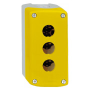Корпус поста кнопкового 3-місний жовтий XALK, Schneider Electric міні-фото