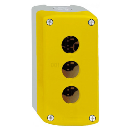 Корпус поста кнопкового 3-місний жовтий XALK, Schneider Electric (XALK03) фото