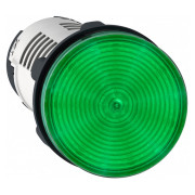 Лампа светосигнальная LED (моноблок) 22мм 24В AC/DC зеленая XB7, Schneider Electric мини-фото