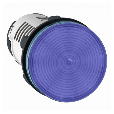 Лампа світлосигнальна LED (моноблок) 22мм 24В AC/DC синя XB7, Schneider Electric (XB7EV06BP) фото