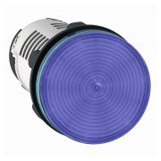 Лампа світлосигнальна LED (моноблок) 22мм 230В AC синя XB7, Schneider Electric міні-фото