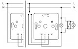 Приклад підключення світлорегулятора прохідного 315 Вт Asfora Schneider Electric зображення