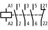 Контактор 3P 32A 15кВт 24В DC габарит 1 1НЗ, Schrack Technik изображение 3 (схема)