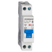 Модульний автоматичний вимикач AMPARO 1P+N 13А 4,5кА х-ка C 1М, Schrack Technik міні-фото