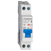 Модульний автоматичний вимикач AMPARO 1P+N 32А 4,5кА х-ка C 1М, Schrack Technik міні-фото