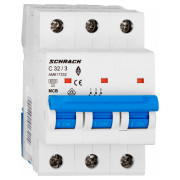 Модульный автоматический выключатель AMPARO 3P 32А 6кА х-ка C, Schrack Technik мини-фото