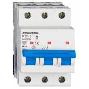 Модульний автоматичний вимикач AMPARO 3P 32А 6кА х-ка B, Schrack Technik міні-фото