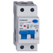 Автоматический выключатель дифференциального тока AMPARO 10кА/30мА 1P+N 16A х-ка C Тип A, Schrack Technik мини-фото
