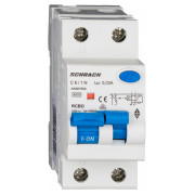 Автоматический выключатель дифференциального тока AMPARO 6кА/30мА 1P+N 6A х-ка C Тип A, Schrack Technik мини-фото