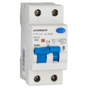 Автоматичний вимикач диференційного струму AMPARO 6кА/30мА 1P+N 10A х-ка C Тип A, Schrack Technik міні-фото