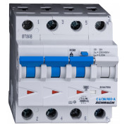 Автоматический выключатель дифференциального тока 6кА/30мА 3P+N 6A х-ка C тип A, Schrack Technik мини-фото