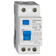 Пристрій захисного відключення (ПЗВ) AMPARO 10кА/30мА 2P 40А тип AC, Schrack Technik міні-фото