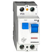Пристрій захисного відключення (ПЗВ) 6кА/100мА 2P 63А тип AC, Schrack Technik міні-фото