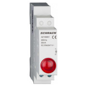 Индикатор модульный LED красный 230В AC, Schrack Technik мини-фото