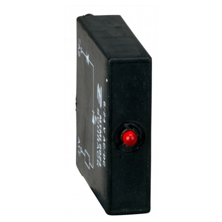 Модуль червоного світлодіода для гнізд MT 6-24В AC/DC, Schrack Technik (MTML0024--) фото