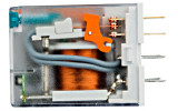 Реле мініатюрне 4CO 6А 24В DC захисний діод червоний LED, Schrack Technik зображення 2