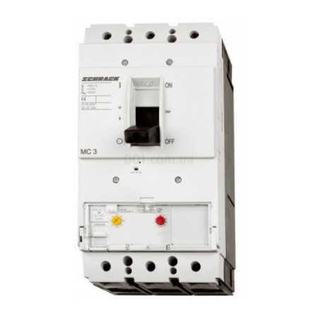 Автоматичний вимикач силовий регульований 50кА 3P 500А тип A розмір 3, Schrack Technik (MC350231--) фото