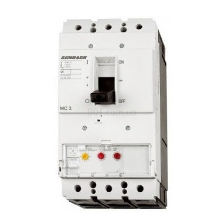 Автоматичний вимикач силовий регульований 50кА 3P 630А тип AE розмір 3, Schrack Technik (MC363232--) фото