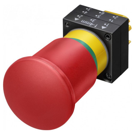 Кнопка аварійної зупинки грибоподібна червона d40мм, Schrack Technik (MSN12000RZ) фото