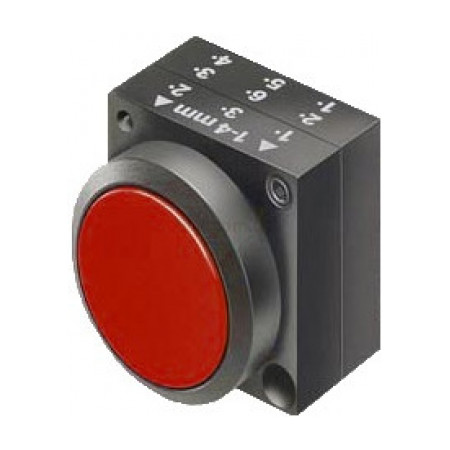 Кнопка нажимная пружинная красная, Schrack Technik (MST12000--) фото